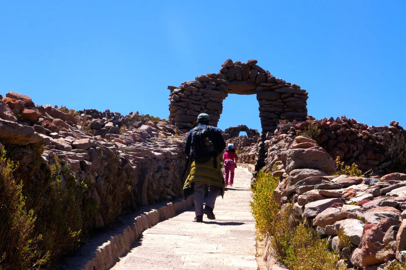 Climbing towards the ceremonial hills