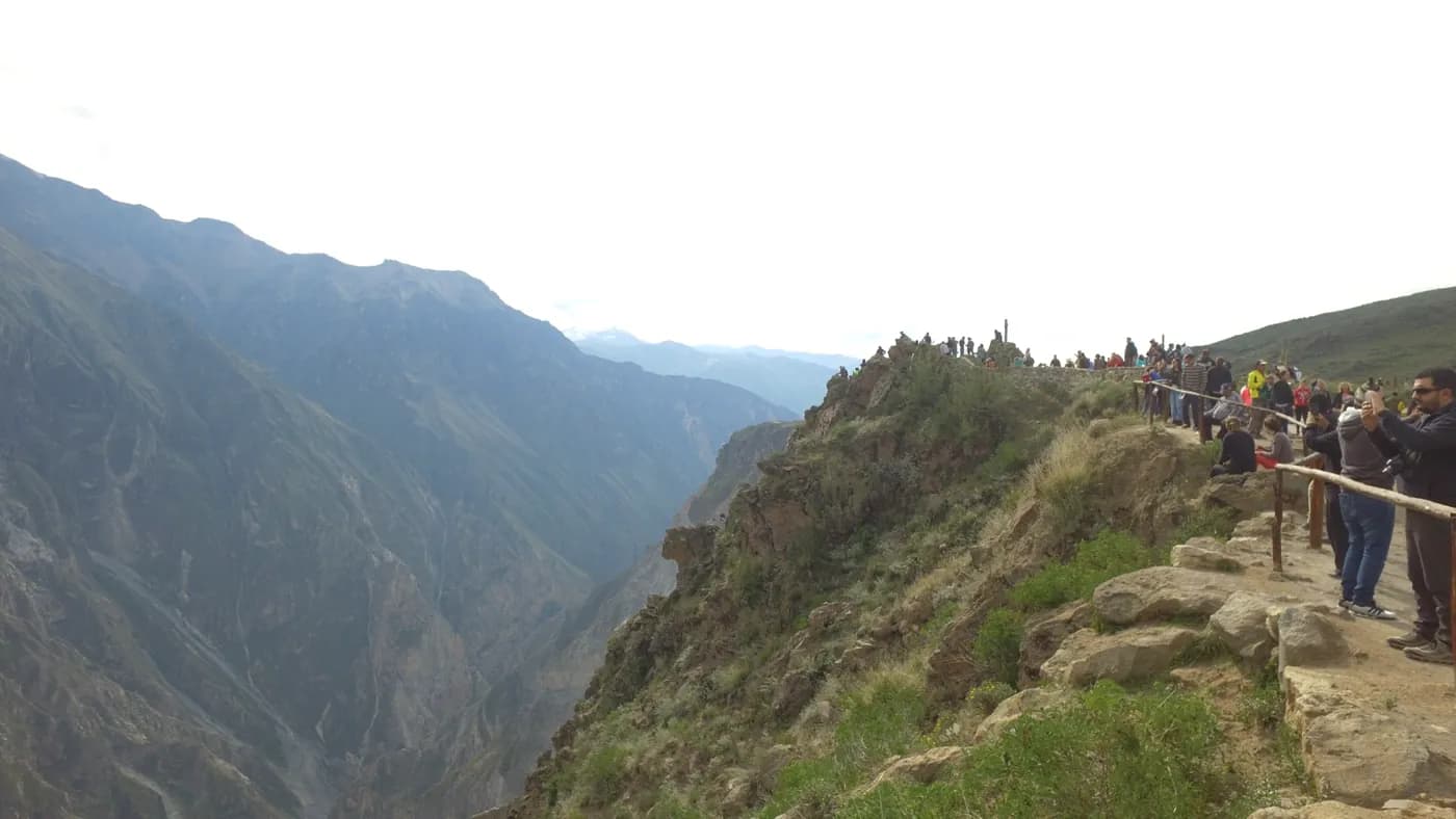 The Colca Canyon from the Cruz del Cóndor